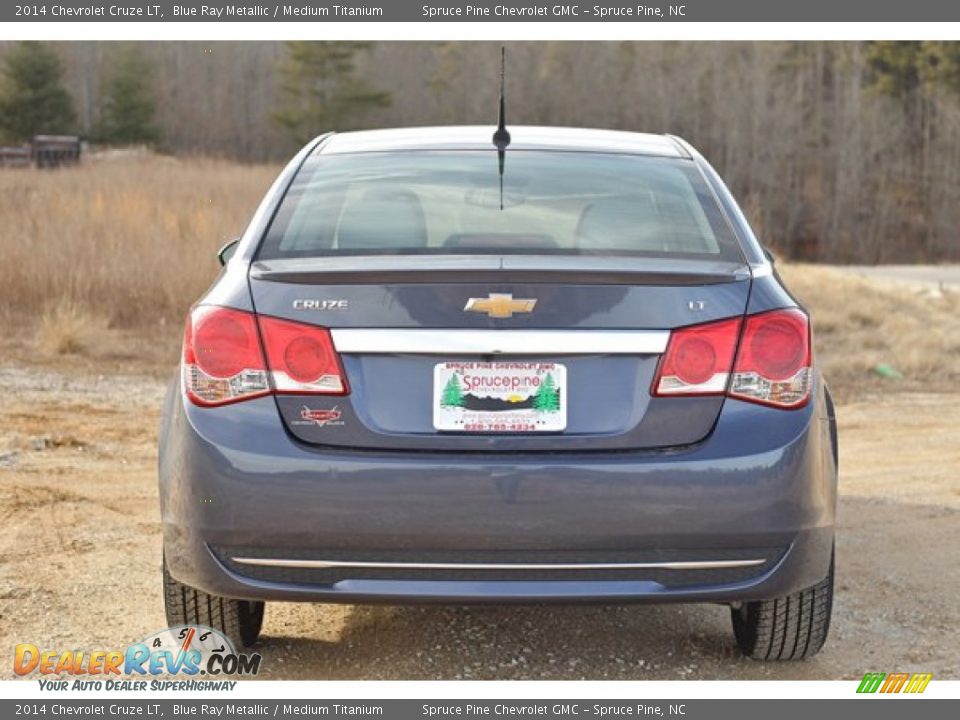 2014 Chevrolet Cruze LT Blue Ray Metallic / Medium Titanium Photo #2