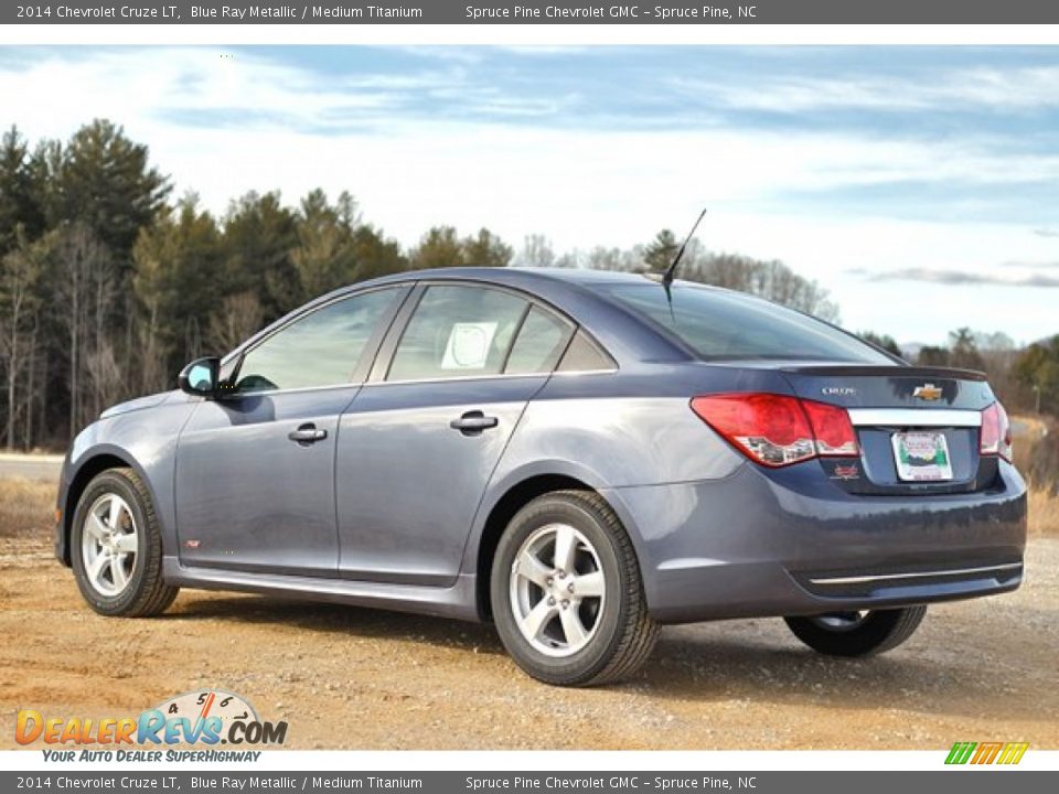 2014 Chevrolet Cruze LT Blue Ray Metallic / Medium Titanium Photo #3
