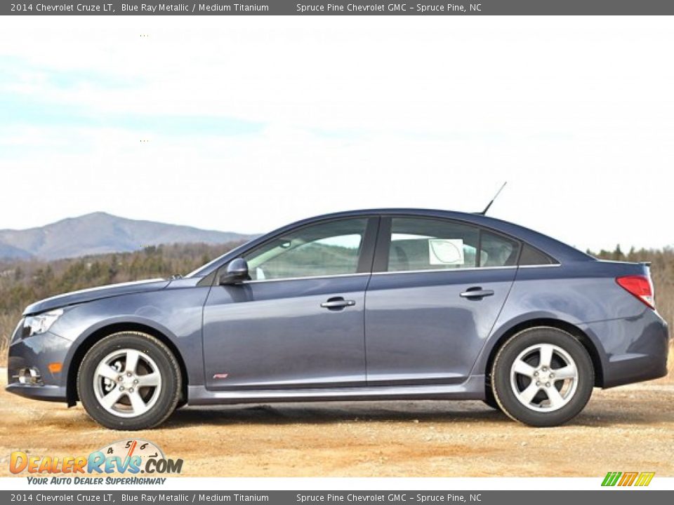 2014 Chevrolet Cruze LT Blue Ray Metallic / Medium Titanium Photo #6