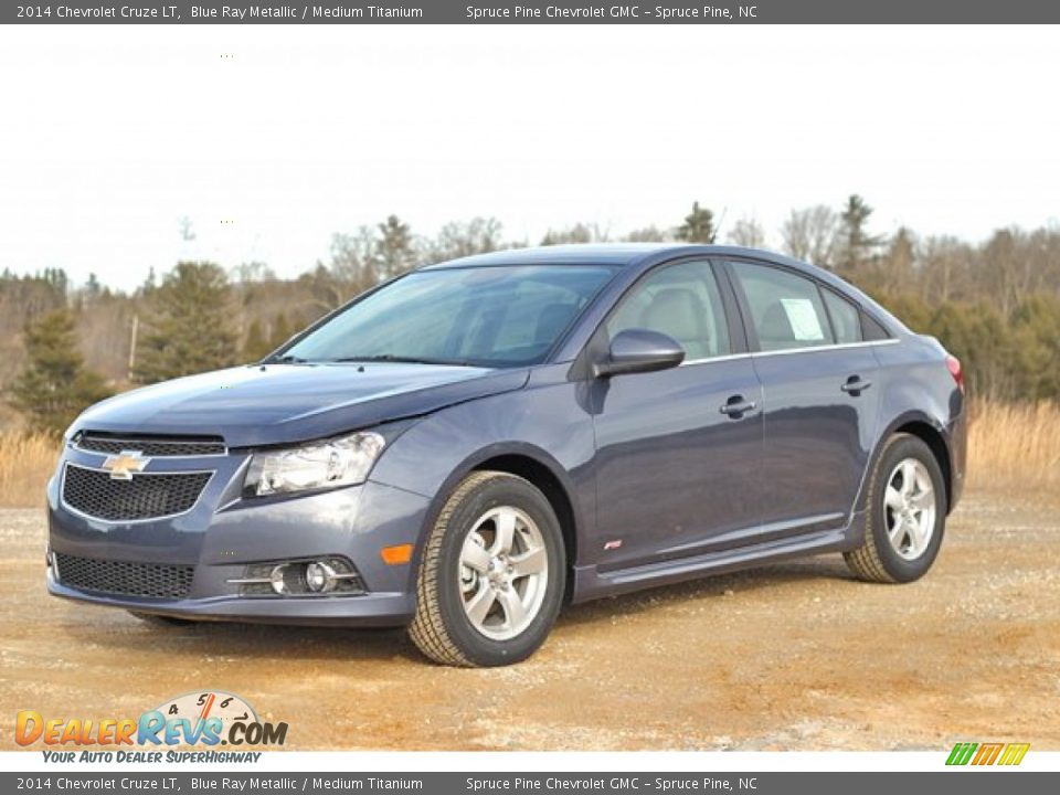 2014 Chevrolet Cruze LT Blue Ray Metallic / Medium Titanium Photo #7