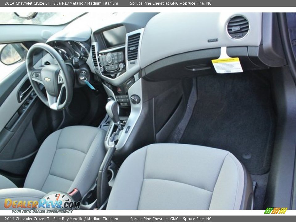 2014 Chevrolet Cruze LT Blue Ray Metallic / Medium Titanium Photo #13