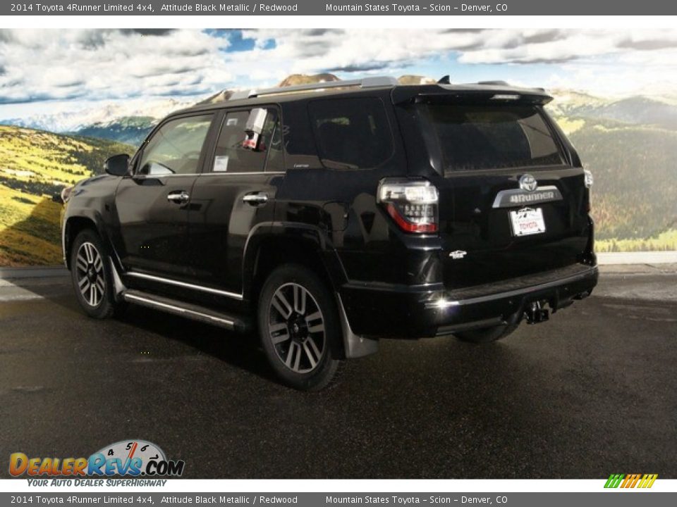 2014 Toyota 4Runner Limited 4x4 Attitude Black Metallic / Redwood Photo #3