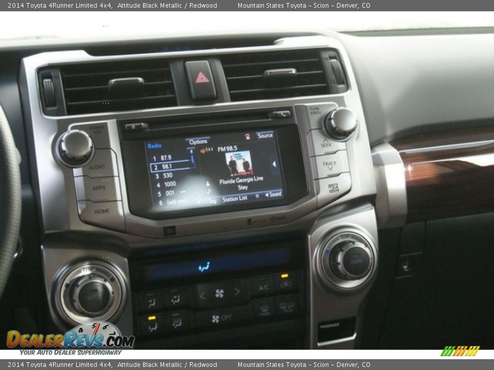 2014 Toyota 4Runner Limited 4x4 Attitude Black Metallic / Redwood Photo #6