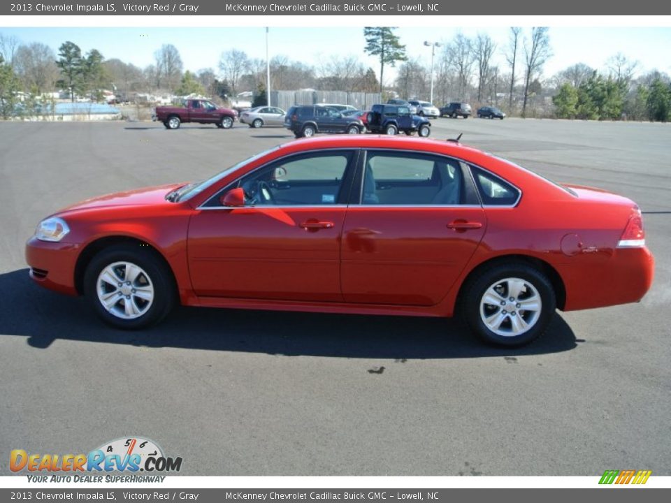 2013 Chevrolet Impala LS Victory Red / Gray Photo #3