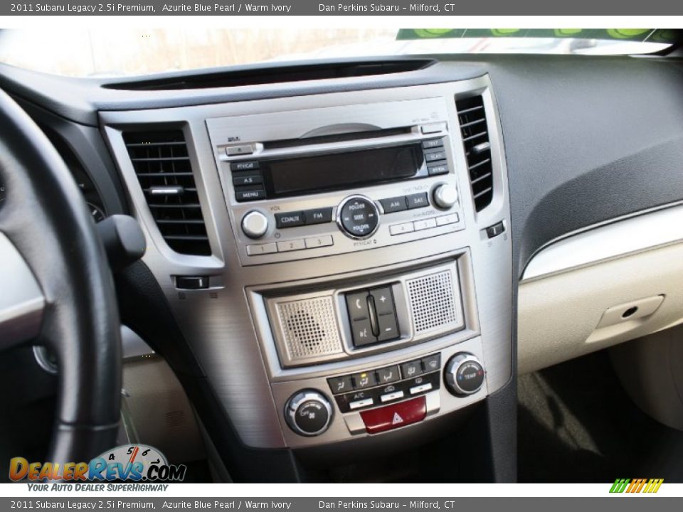 2011 Subaru Legacy 2.5i Premium Azurite Blue Pearl / Warm Ivory Photo #11