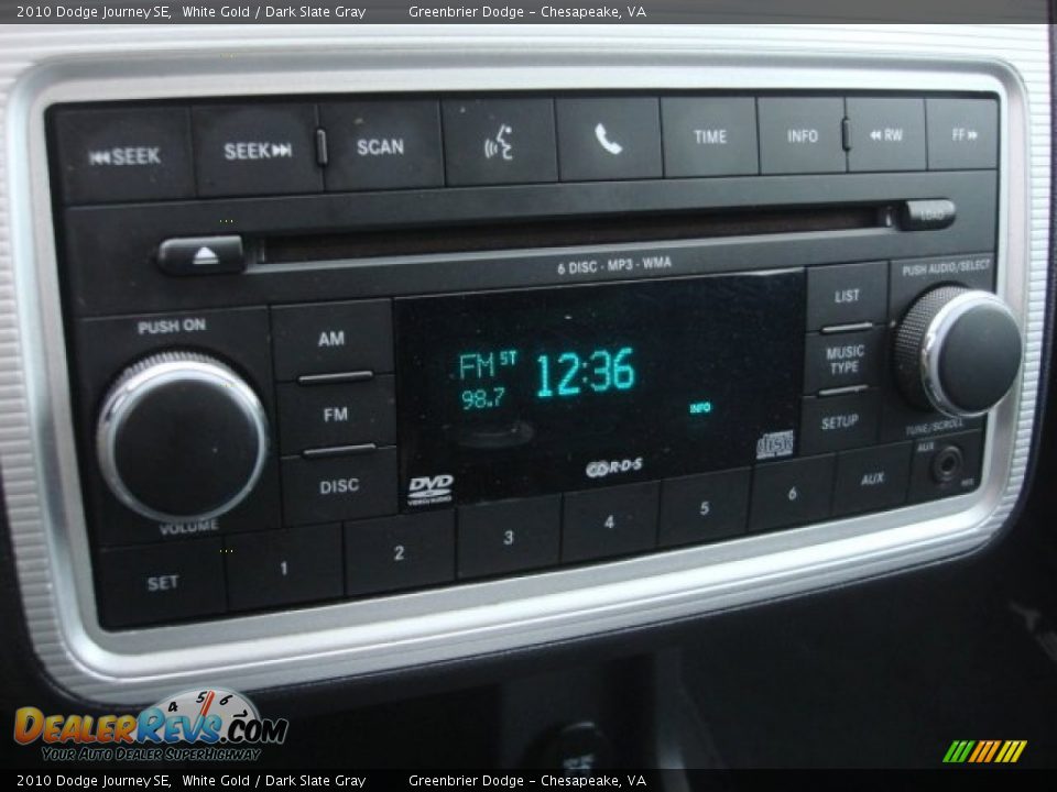 2010 Dodge Journey SE White Gold / Dark Slate Gray Photo #3