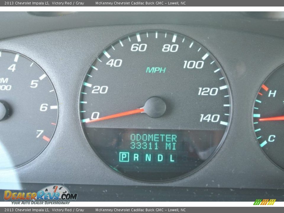 2013 Chevrolet Impala LS Victory Red / Gray Photo #16