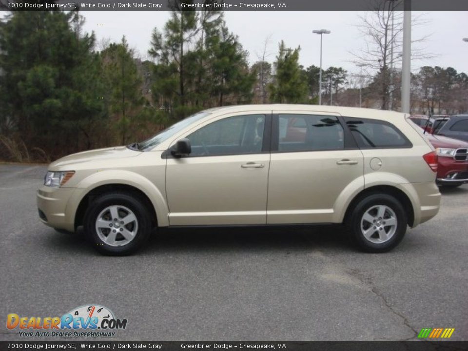 2010 Dodge Journey SE White Gold / Dark Slate Gray Photo #10