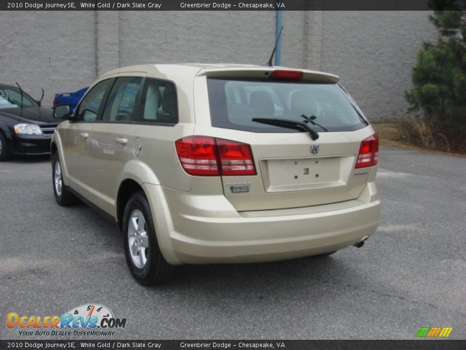 2010 Dodge Journey SE White Gold / Dark Slate Gray Photo #11