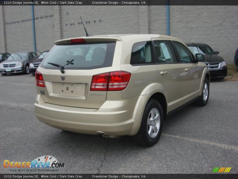 2010 Dodge Journey SE White Gold / Dark Slate Gray Photo #13