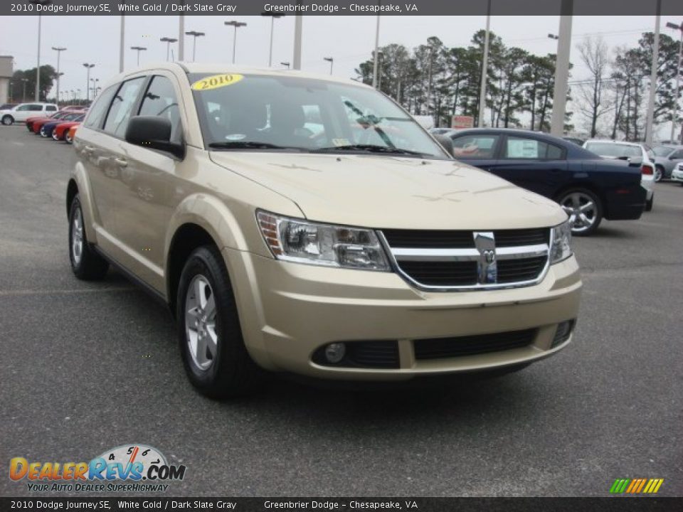 2010 Dodge Journey SE White Gold / Dark Slate Gray Photo #16