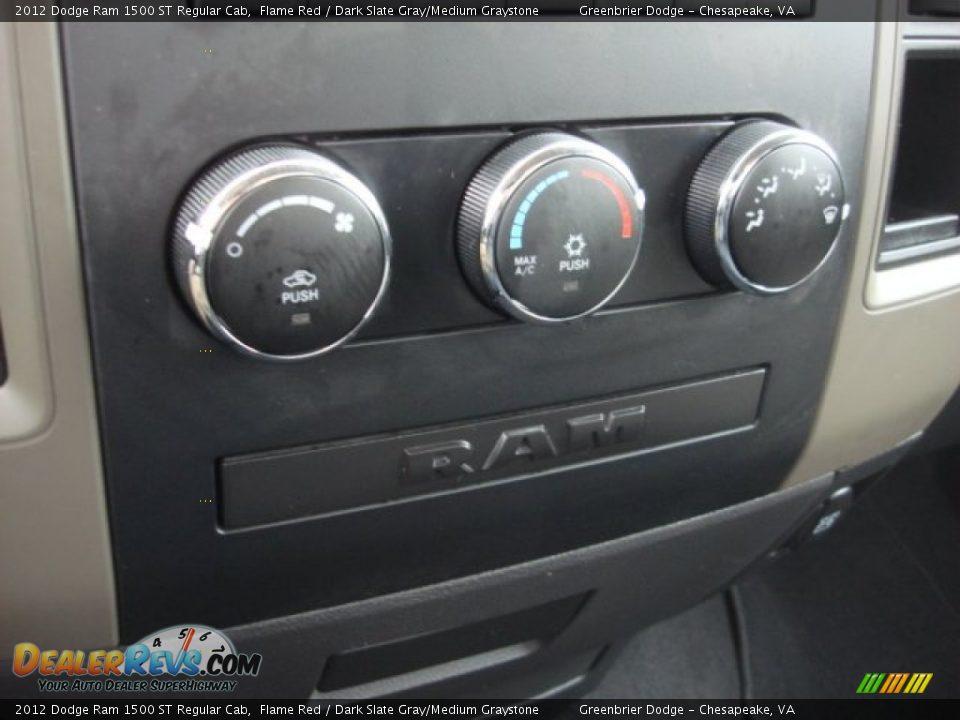 2012 Dodge Ram 1500 ST Regular Cab Flame Red / Dark Slate Gray/Medium Graystone Photo #6