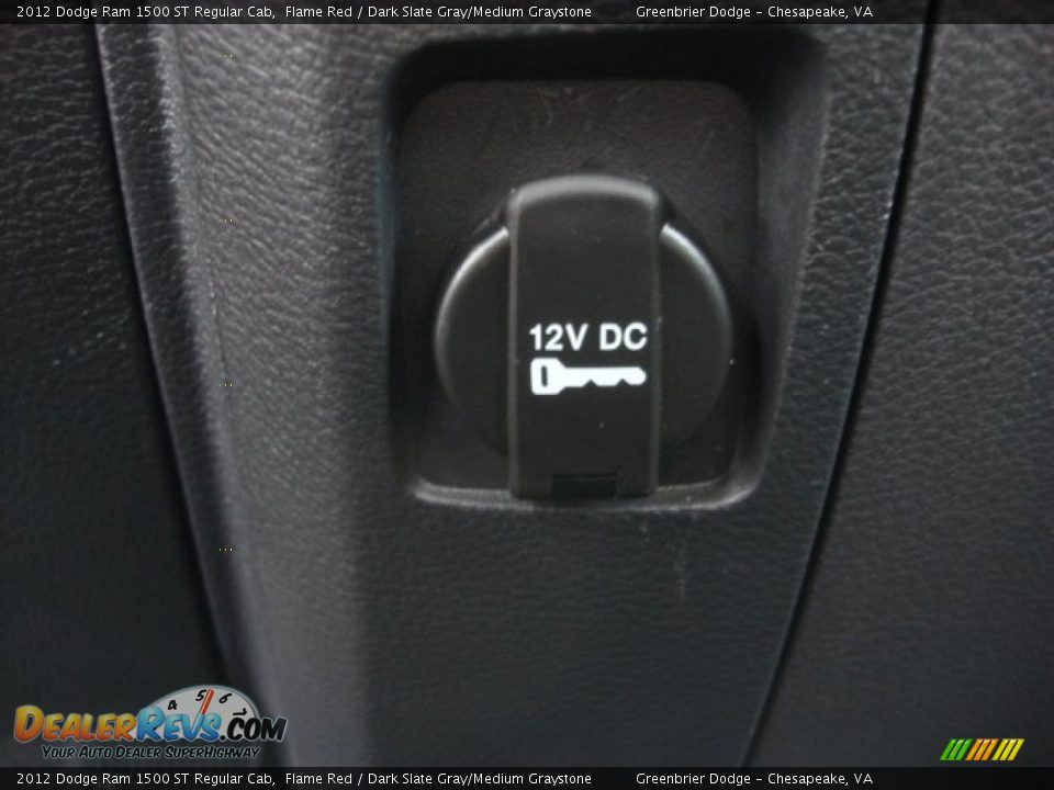 2012 Dodge Ram 1500 ST Regular Cab Flame Red / Dark Slate Gray/Medium Graystone Photo #7