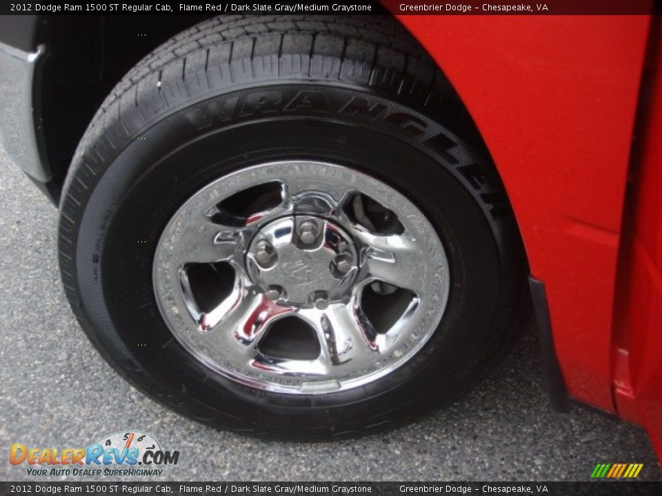2012 Dodge Ram 1500 ST Regular Cab Flame Red / Dark Slate Gray/Medium Graystone Photo #27