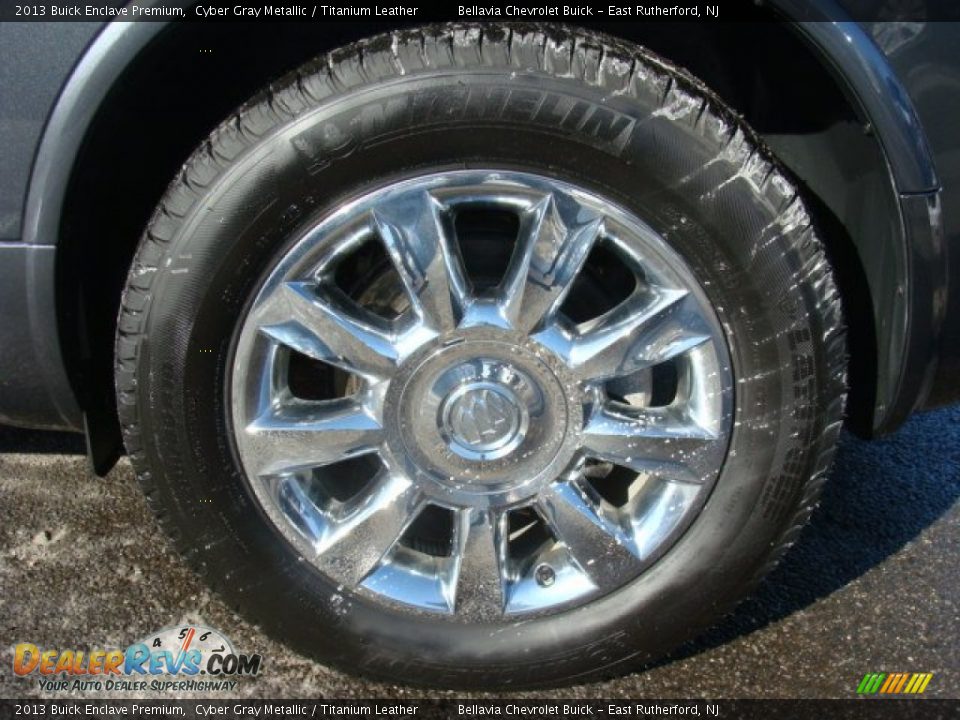 2013 Buick Enclave Premium Cyber Gray Metallic / Titanium Leather Photo #14