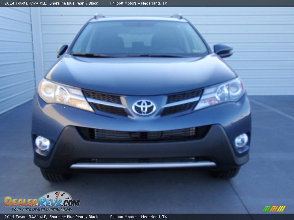 2014 Toyota RAV4 XLE Shoreline Blue Pearl / Black Photo #8