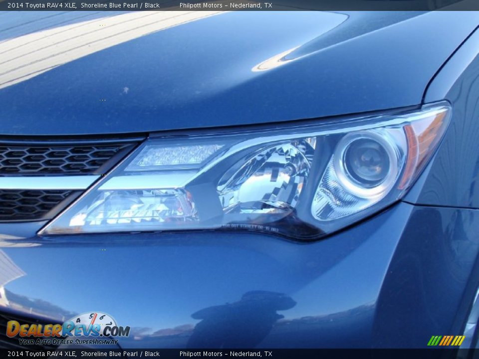 2014 Toyota RAV4 XLE Shoreline Blue Pearl / Black Photo #9