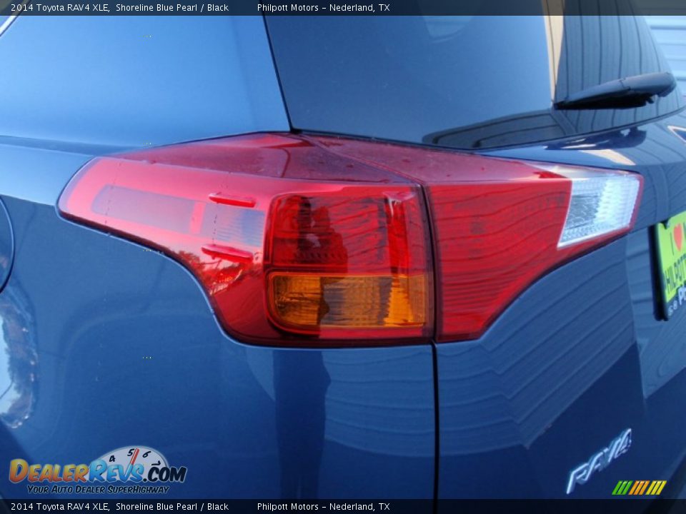 2014 Toyota RAV4 XLE Shoreline Blue Pearl / Black Photo #13