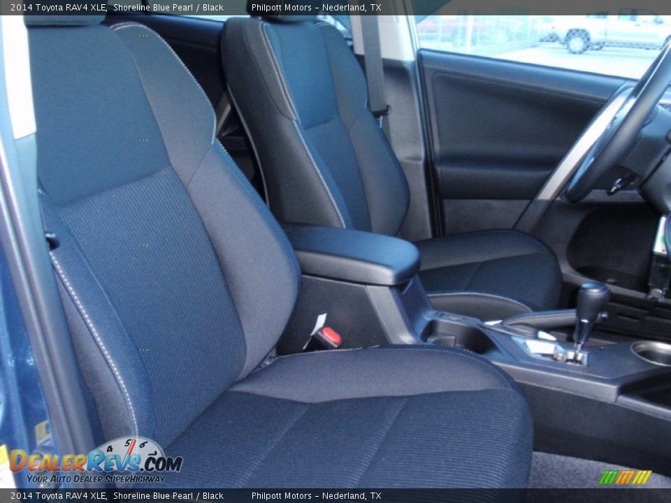 2014 Toyota RAV4 XLE Shoreline Blue Pearl / Black Photo #19