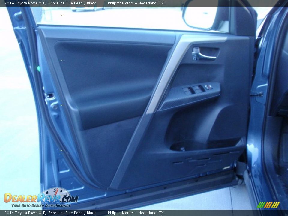 2014 Toyota RAV4 XLE Shoreline Blue Pearl / Black Photo #23