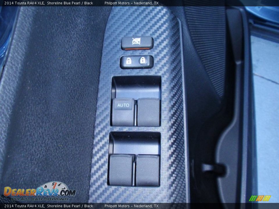 2014 Toyota RAV4 XLE Shoreline Blue Pearl / Black Photo #24