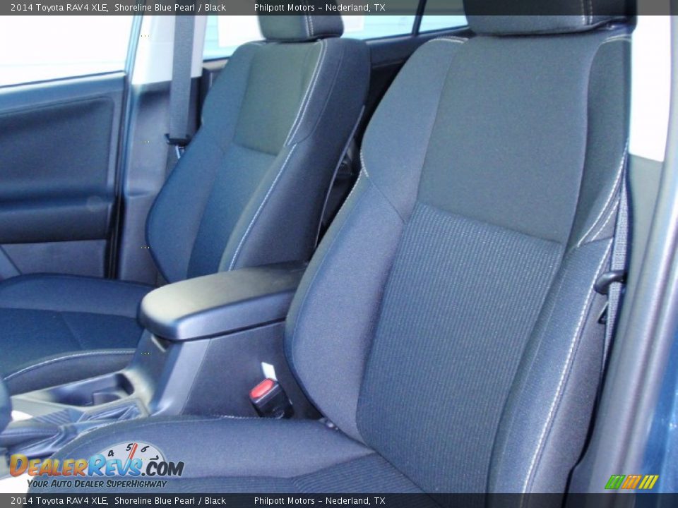 2014 Toyota RAV4 XLE Shoreline Blue Pearl / Black Photo #26