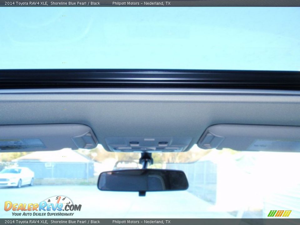 2014 Toyota RAV4 XLE Shoreline Blue Pearl / Black Photo #28
