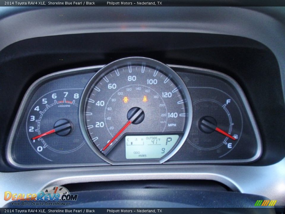 2014 Toyota RAV4 XLE Shoreline Blue Pearl / Black Photo #33