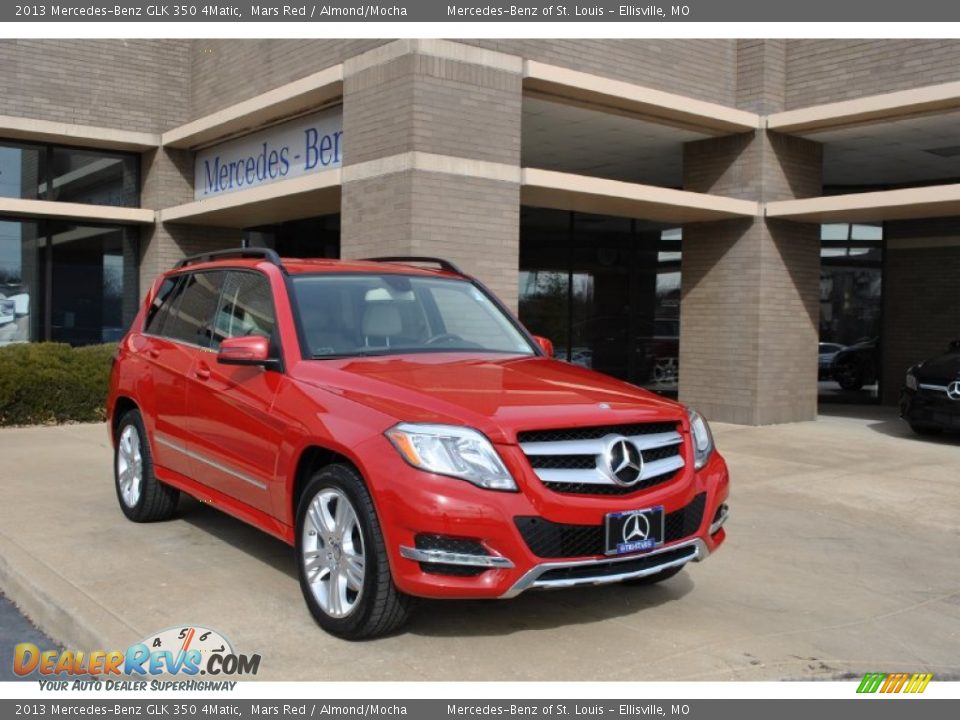 2013 Mercedes-Benz GLK 350 4Matic Mars Red / Almond/Mocha Photo #1