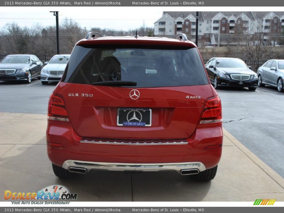 2013 Mercedes-Benz GLK 350 4Matic Mars Red / Almond/Mocha Photo #3