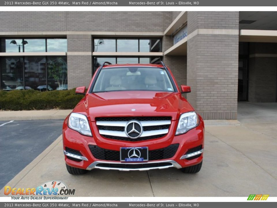 2013 Mercedes-Benz GLK 350 4Matic Mars Red / Almond/Mocha Photo #19