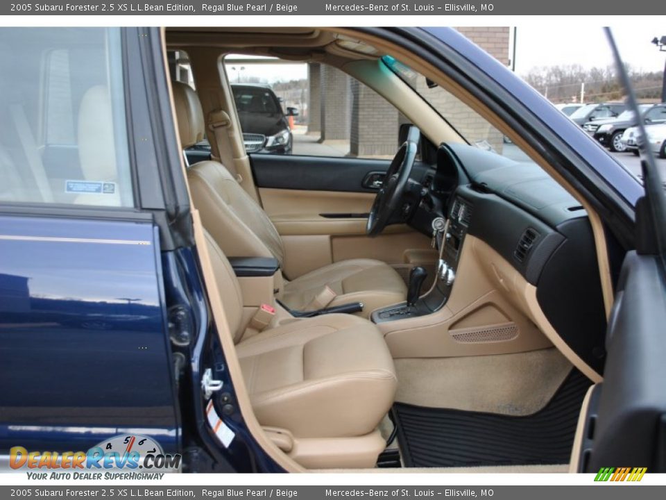 2005 Subaru Forester 2.5 XS L.L.Bean Edition Regal Blue Pearl / Beige Photo #5