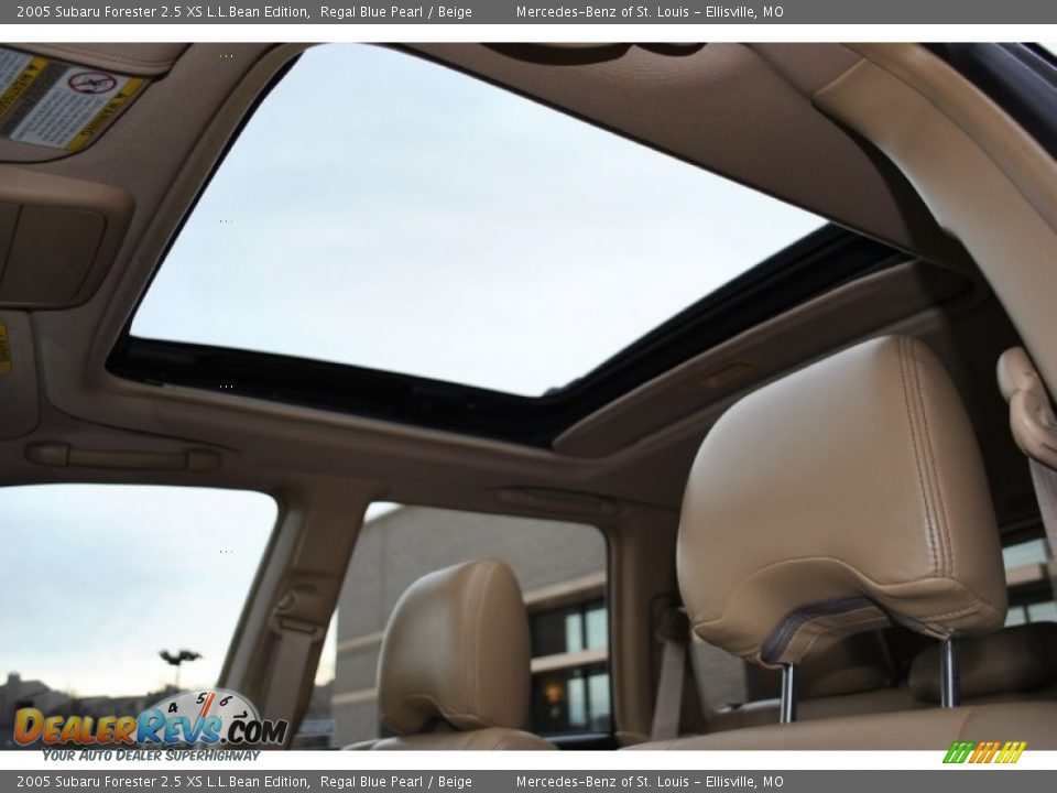 2005 Subaru Forester 2.5 XS L.L.Bean Edition Regal Blue Pearl / Beige Photo #6