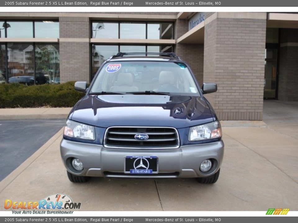 2005 Subaru Forester 2.5 XS L.L.Bean Edition Regal Blue Pearl / Beige Photo #17