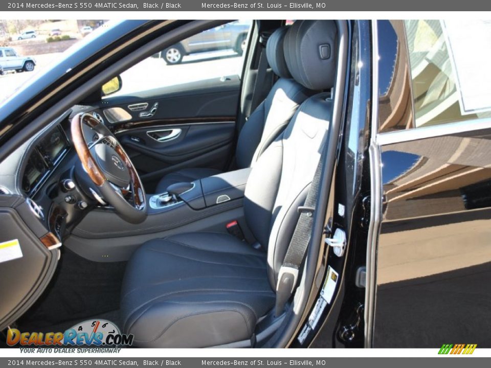 Front Seat of 2014 Mercedes-Benz S 550 4MATIC Sedan Photo #5