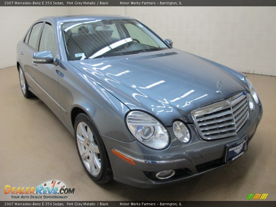2007 Mercedes-Benz E 350 Sedan Flint Grey Metallic / Black Photo #1