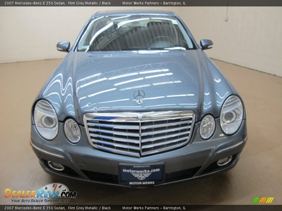 2007 Mercedes-Benz E 350 Sedan Flint Grey Metallic / Black Photo #2