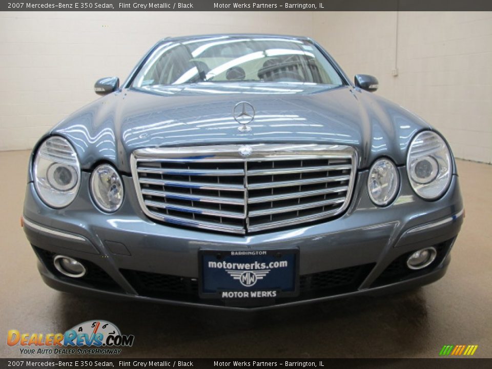 2007 Mercedes-Benz E 350 Sedan Flint Grey Metallic / Black Photo #3