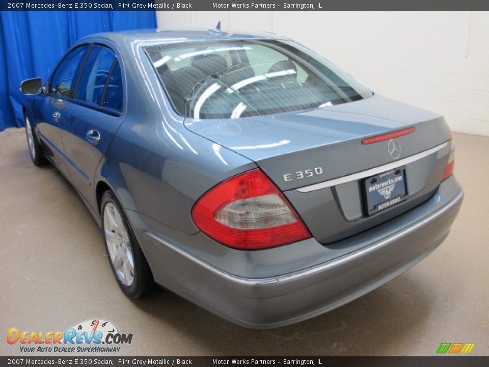 2007 Mercedes-Benz E 350 Sedan Flint Grey Metallic / Black Photo #6