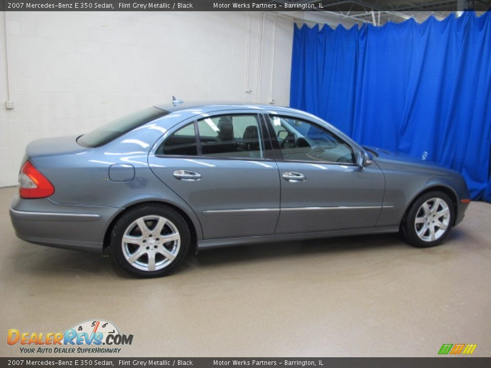 2007 Mercedes-Benz E 350 Sedan Flint Grey Metallic / Black Photo #10