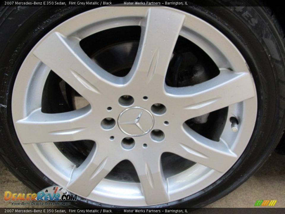 2007 Mercedes-Benz E 350 Sedan Flint Grey Metallic / Black Photo #13