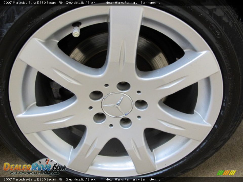 2007 Mercedes-Benz E 350 Sedan Flint Grey Metallic / Black Photo #14