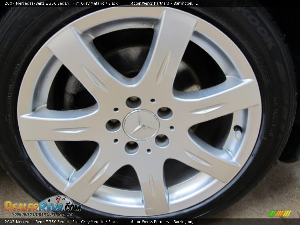 2007 Mercedes-Benz E 350 Sedan Flint Grey Metallic / Black Photo #16