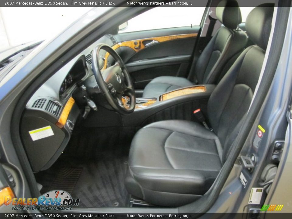2007 Mercedes-Benz E 350 Sedan Flint Grey Metallic / Black Photo #17