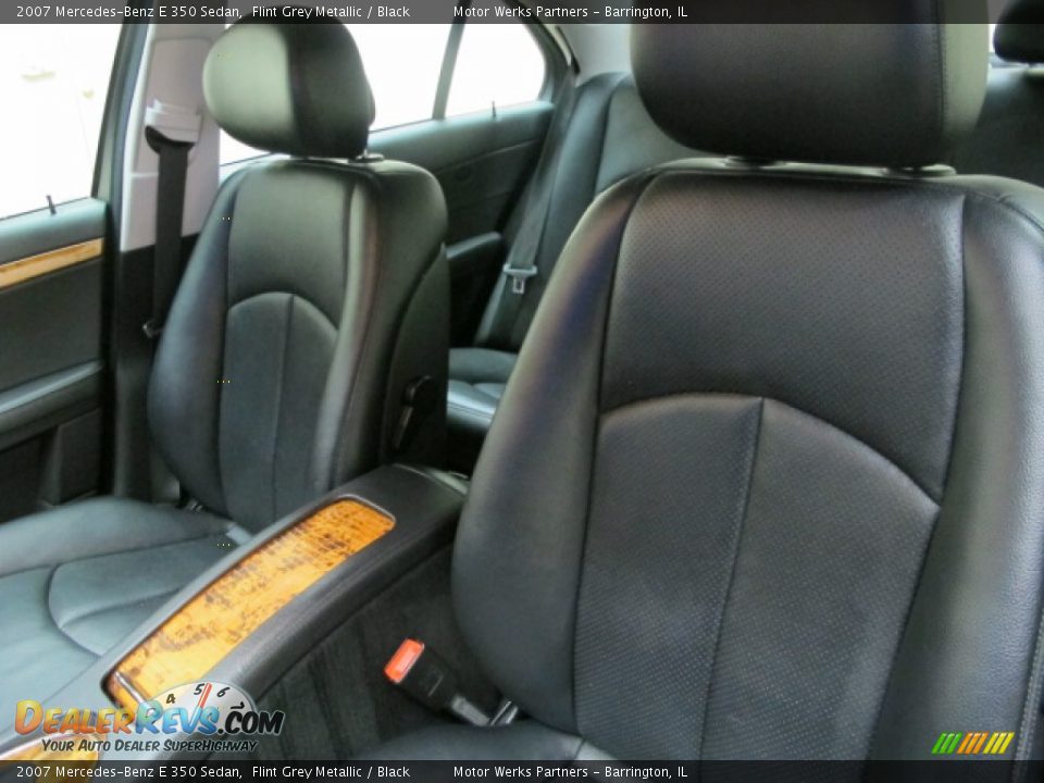 2007 Mercedes-Benz E 350 Sedan Flint Grey Metallic / Black Photo #18