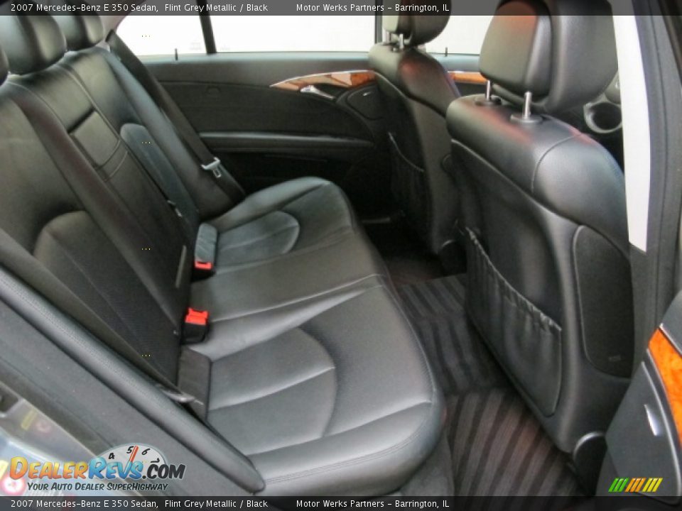 2007 Mercedes-Benz E 350 Sedan Flint Grey Metallic / Black Photo #21