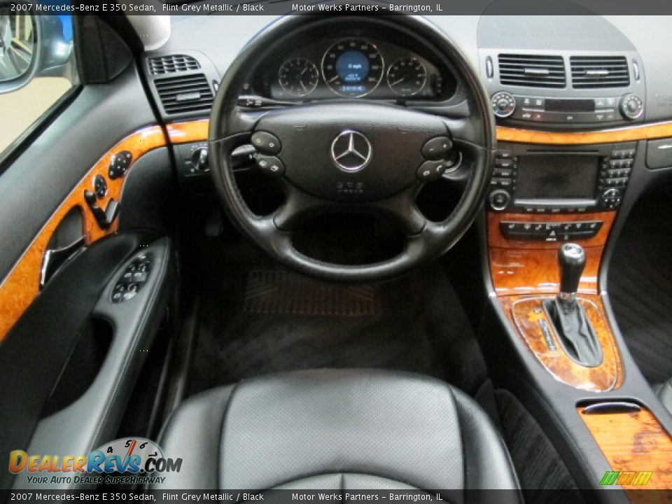 2007 Mercedes-Benz E 350 Sedan Flint Grey Metallic / Black Photo #25