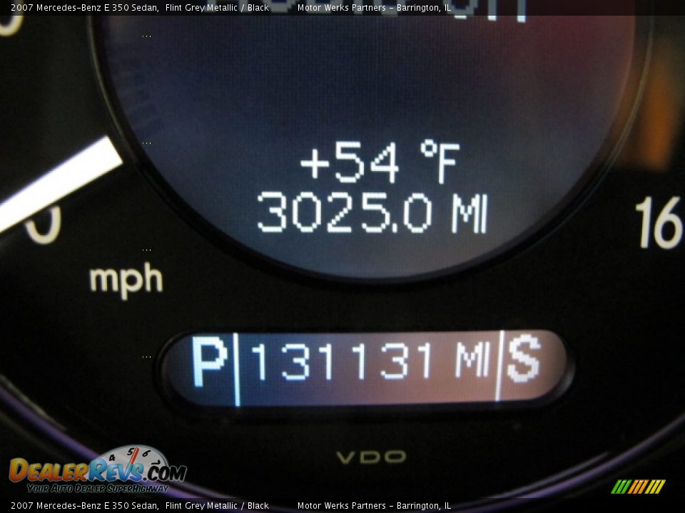 2007 Mercedes-Benz E 350 Sedan Flint Grey Metallic / Black Photo #29