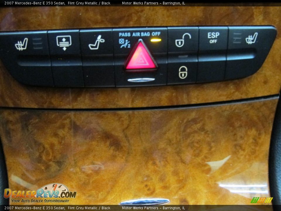 2007 Mercedes-Benz E 350 Sedan Flint Grey Metallic / Black Photo #32