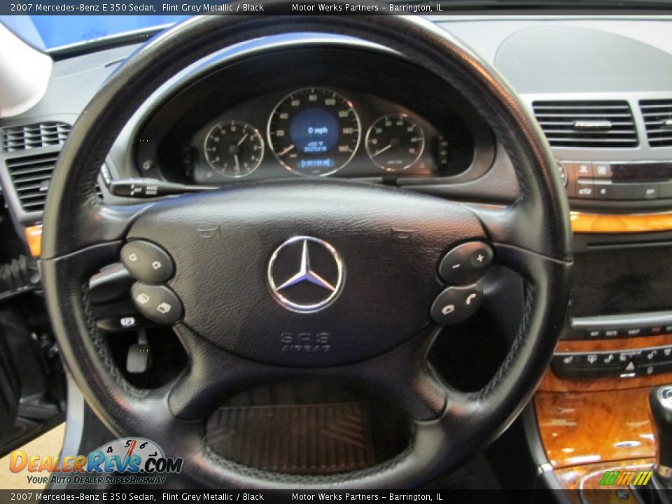 2007 Mercedes-Benz E 350 Sedan Flint Grey Metallic / Black Photo #36